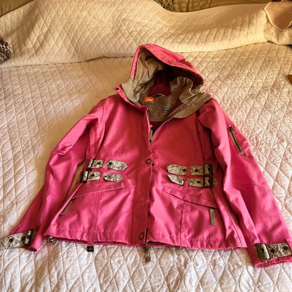 Woman’s ride snowboarding, jacket, size 10 LRG - Picture 2 of 12